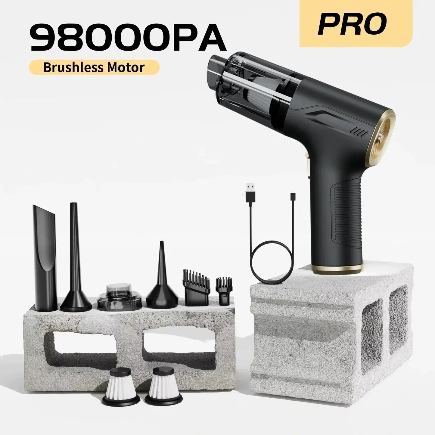 Stone™️ Wireless Mini Handheld Vaccum Cleaner