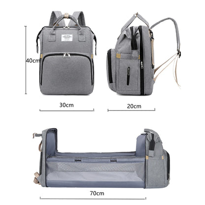 Stone™️ Foldable Baby Bed and Diaper Bag