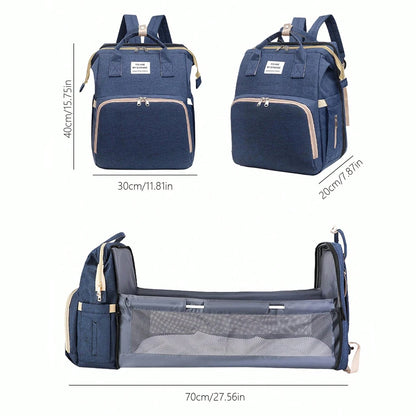 Stone™️ Foldable Baby Bed and Diaper Bag