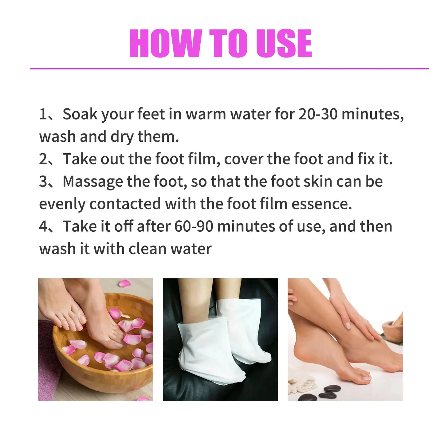 2Pcs Exfoliating Foot Mask 