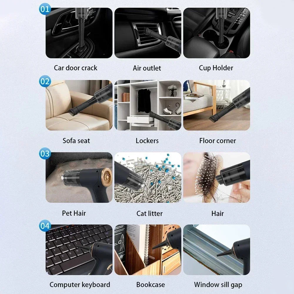 Stone™️ Wireless Mini Handheld Vaccum Cleaner