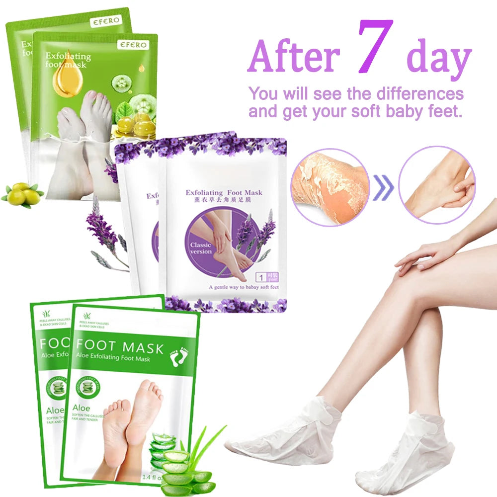 2Pcs Exfoliating Foot Mask 