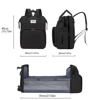 Stone™️ Foldable Baby Bed and Diaper Bag